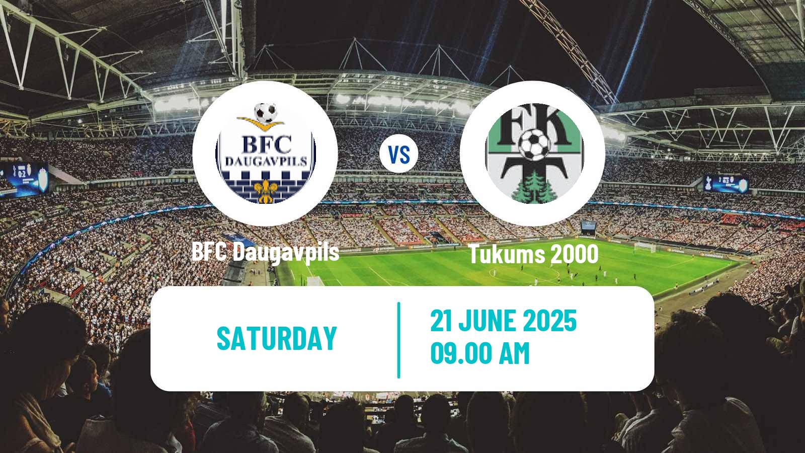 Soccer Latvian Virsliga BFC Daugavpils - Tukums 2000