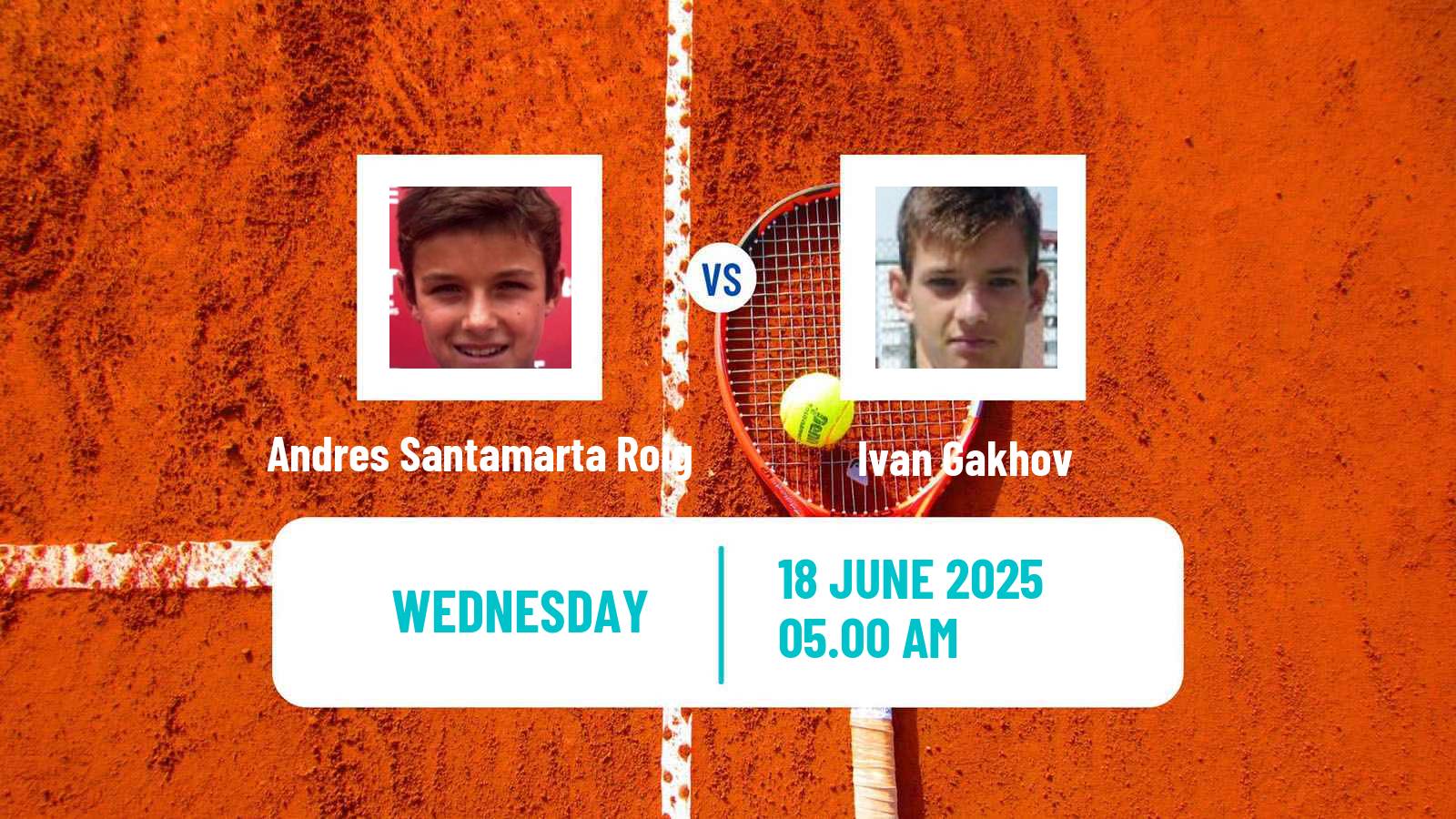 Tennis Royan Challenger Men Andres Santamarta Roig - Ivan Gakhov