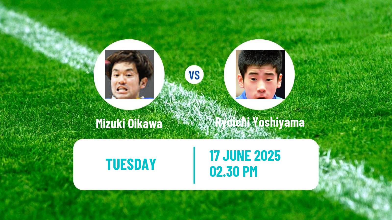 Table tennis Wtt Star Contender Ljubljana Men Mizuki Oikawa - Ryoichi Yoshiyama