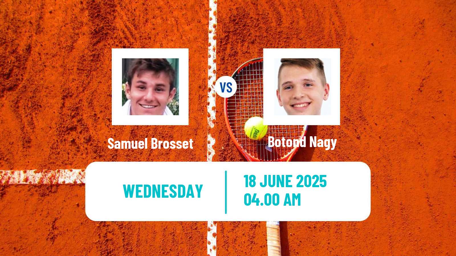 Tennis ITF M15 Nyiregyhaza 2 Men Samuel Brosset - Botond Nagy