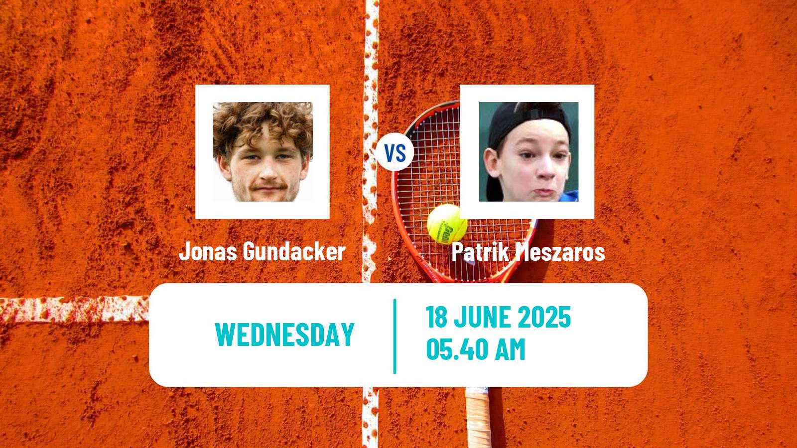 Tennis ITF M15 Nyiregyhaza 2 Men Jonas Gundacker - Patrik Meszaros