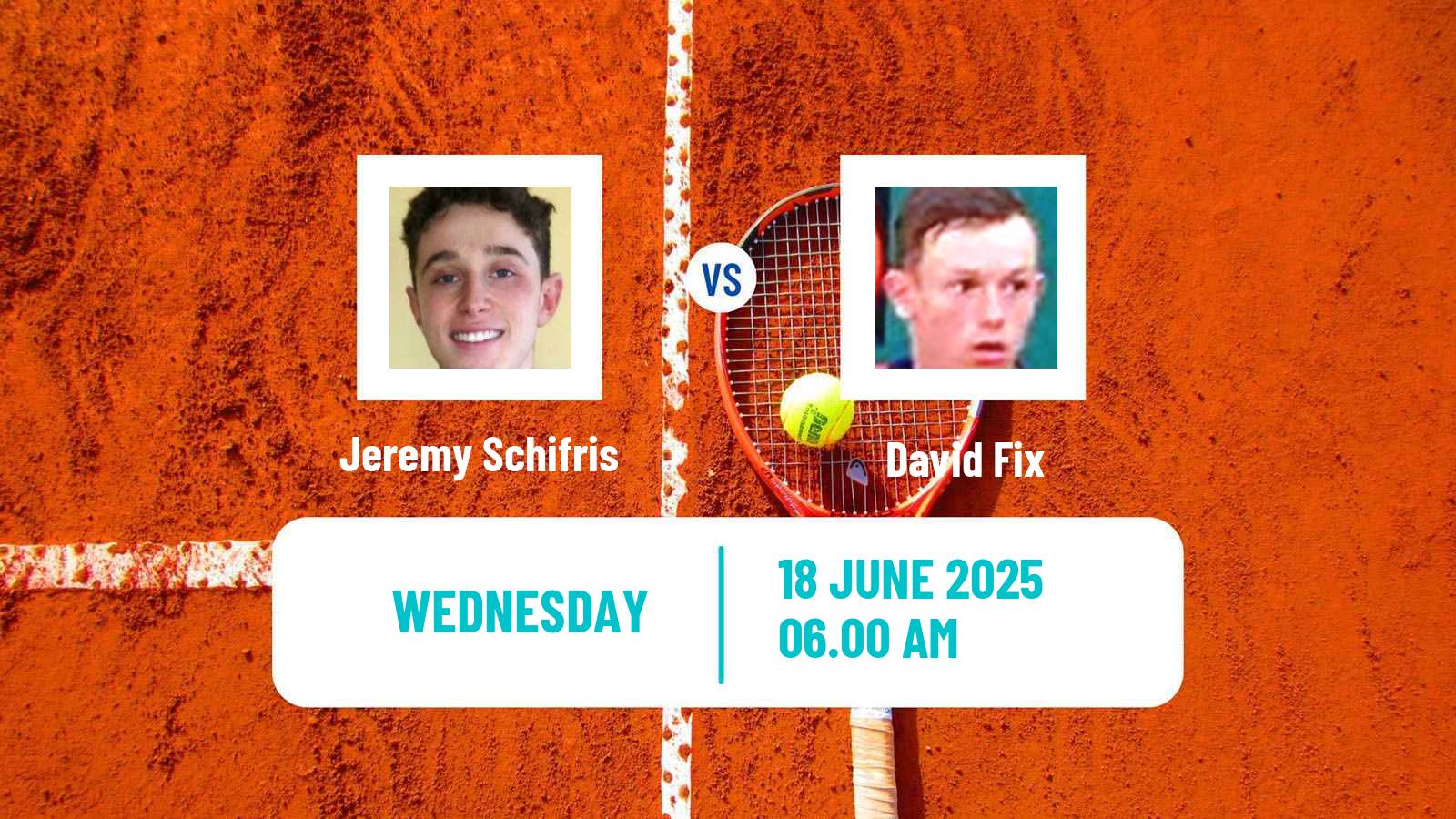 Tennis ITF M15 Saarlouis Men Jeremy Schifris - David Fix