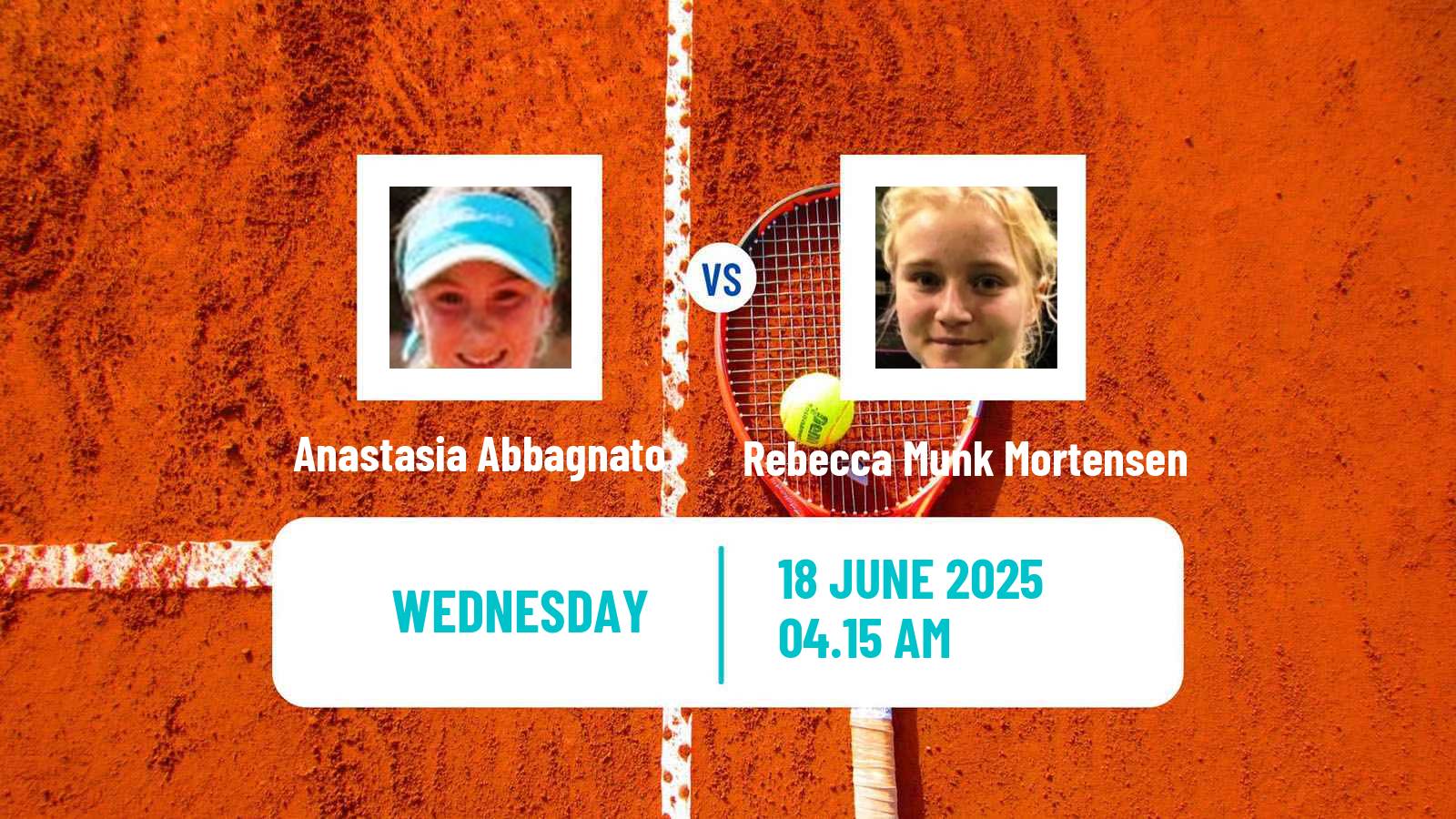 Tennis ITF W35 Ystad Women Anastasia Abbagnato - Rebecca Munk Mortensen