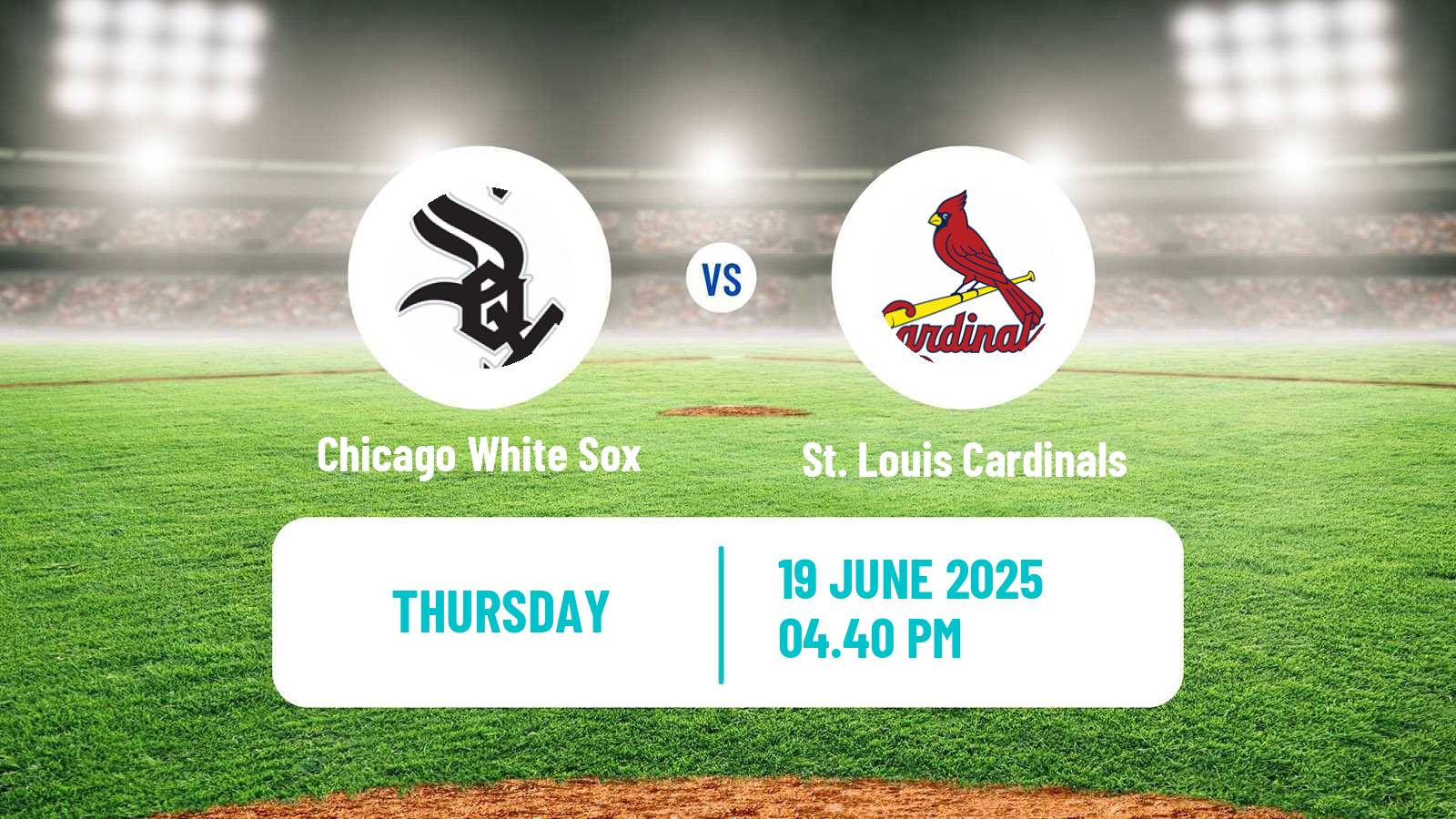 Baseball MLB Chicago White Sox - St. Louis Cardinals