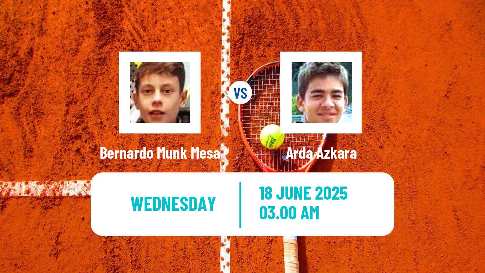 Tennis ITF M15 Kayseri 4 Men Bernardo Munk Mesa - Arda Azkara