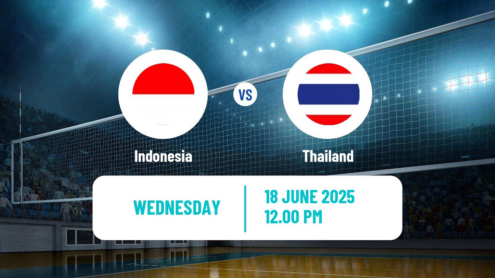 Volleyball AVC Challenge Cup Volleyball Indonesia - Thailand