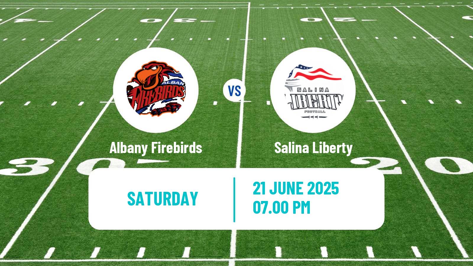 Arena football AF1 Albany Firebirds - Salina Liberty