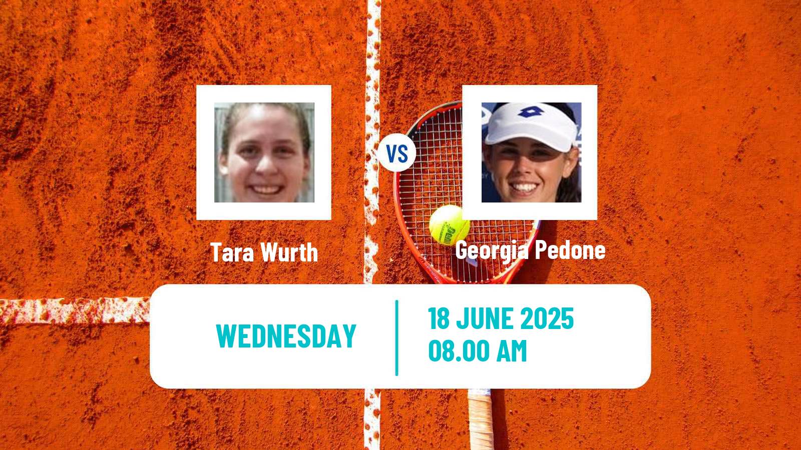 Tennis ITF W75 Zagreb 2 Women Tara Wurth - Georgia Pedone