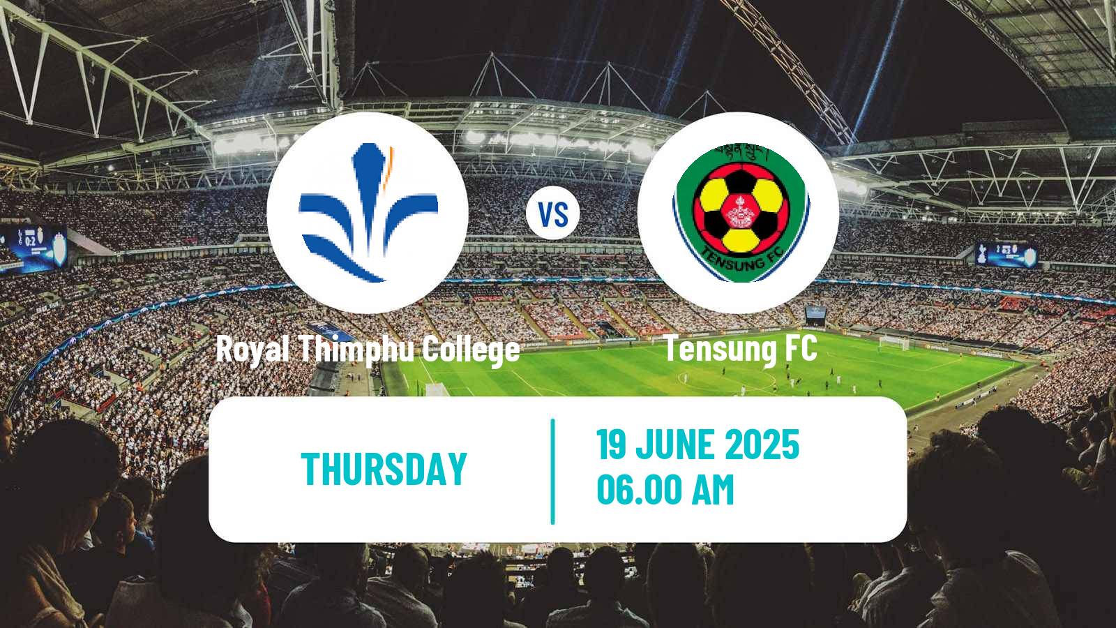 Soccer Bhutan Premier League Royal Thimphu College - Tensung
