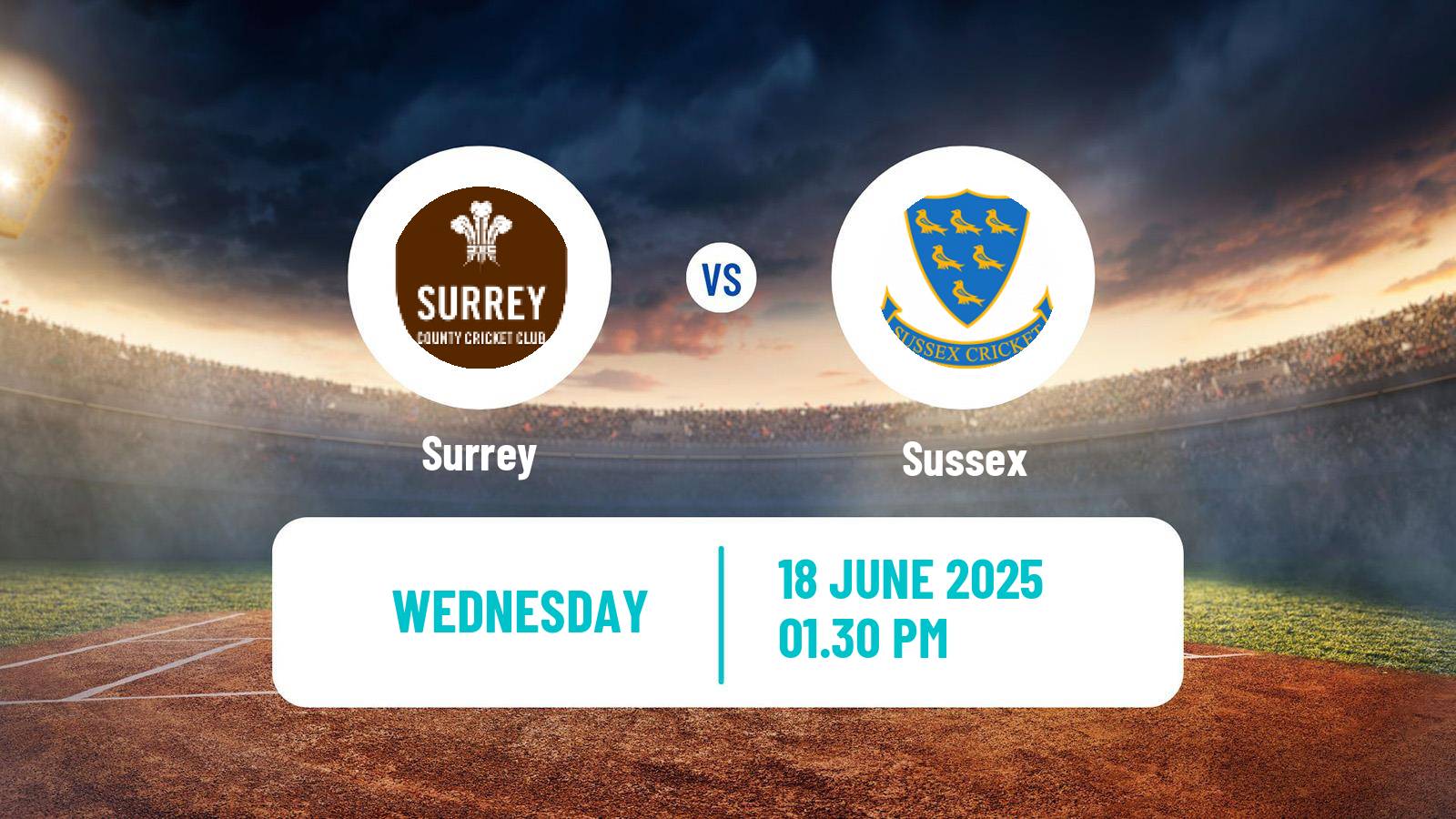 Cricket Vitality Blast Surrey - Sussex