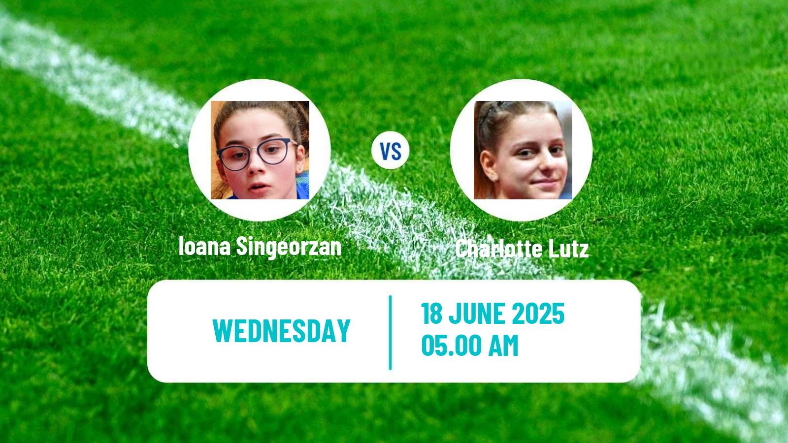 Table tennis Wtt Star Contender Ljubljana Women Ioana Singeorzan - Charlotte Lutz
