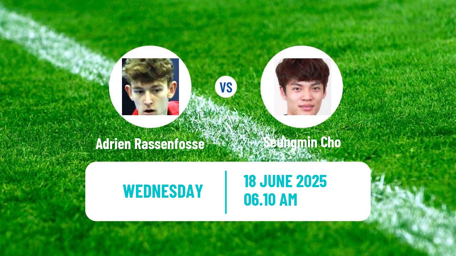 Table tennis Wtt Star Contender Ljubljana Men Adrien Rassenfosse - Seungmin Cho