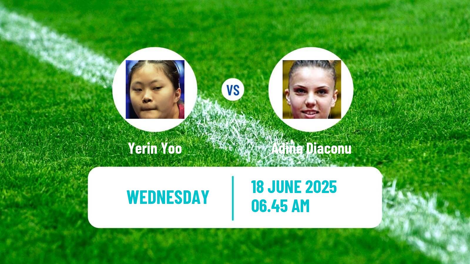 Table tennis Wtt Star Contender Ljubljana Women Yerin Yoo - Adina Diaconu