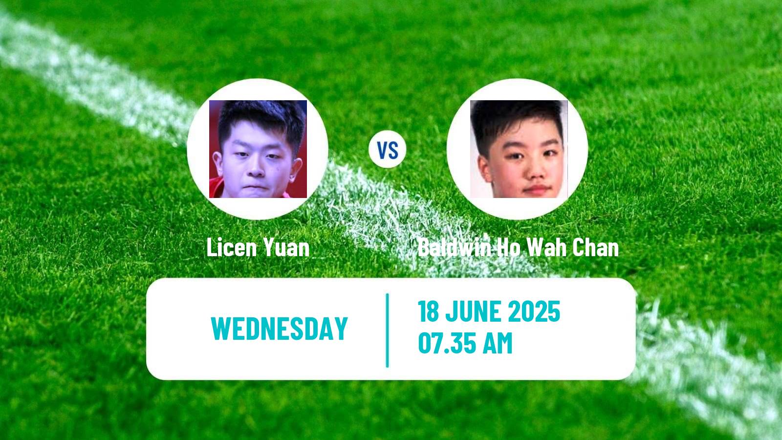 Table tennis Wtt Star Contender Ljubljana Men Licen Yuan - Baldwin Ho Wah Chan