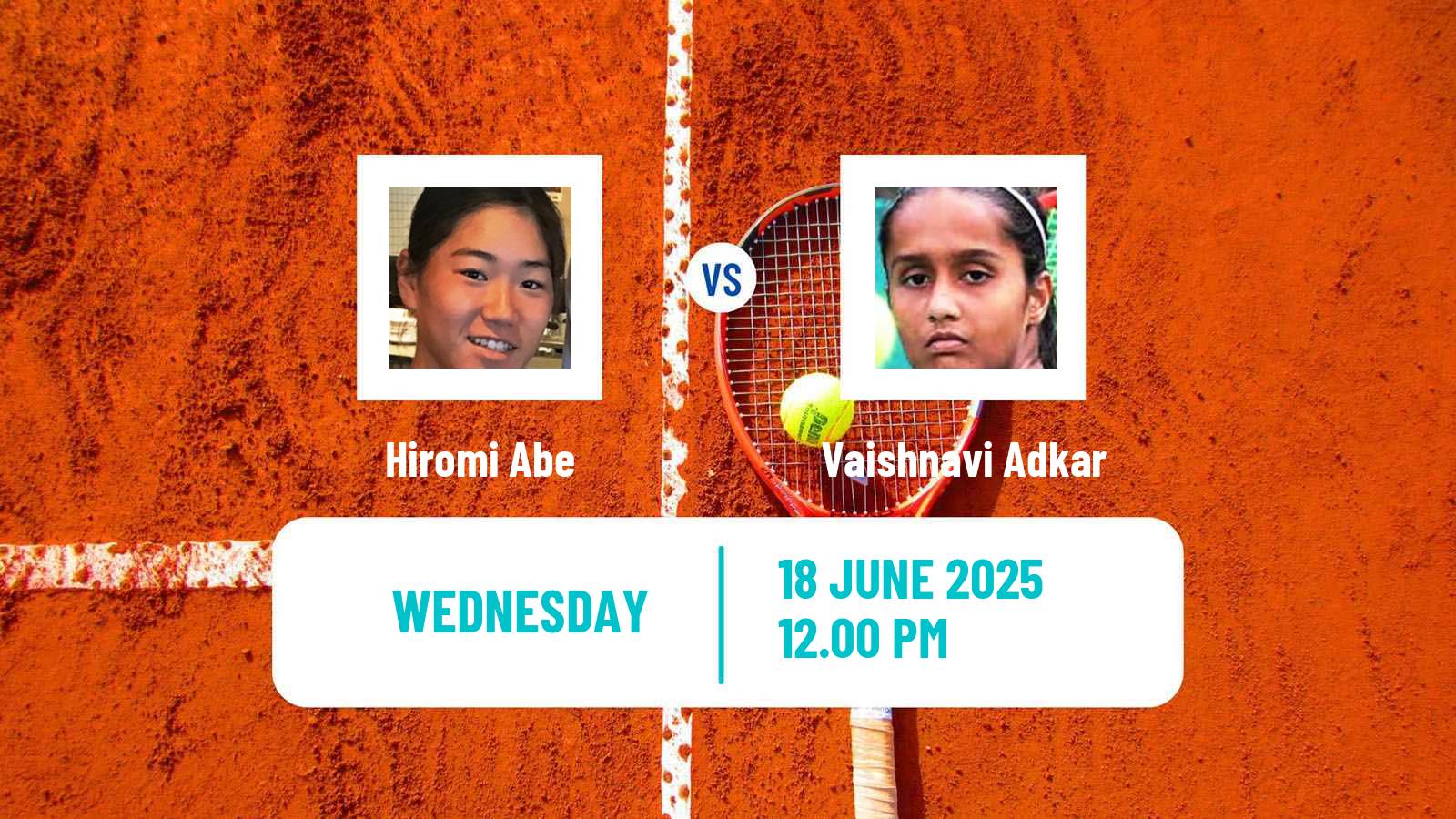 Tennis ITF W35 H Tauste Women Hiromi Abe - Vaishnavi Adkar