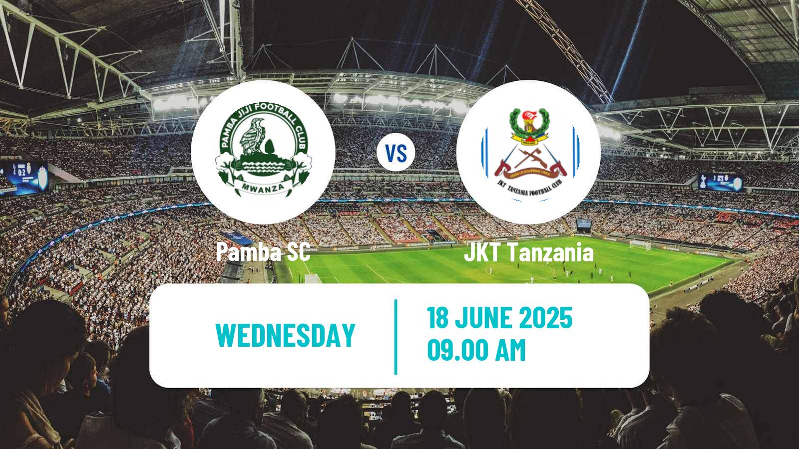 Soccer Tanzanian Premier League Pamba - JKT Tanzania