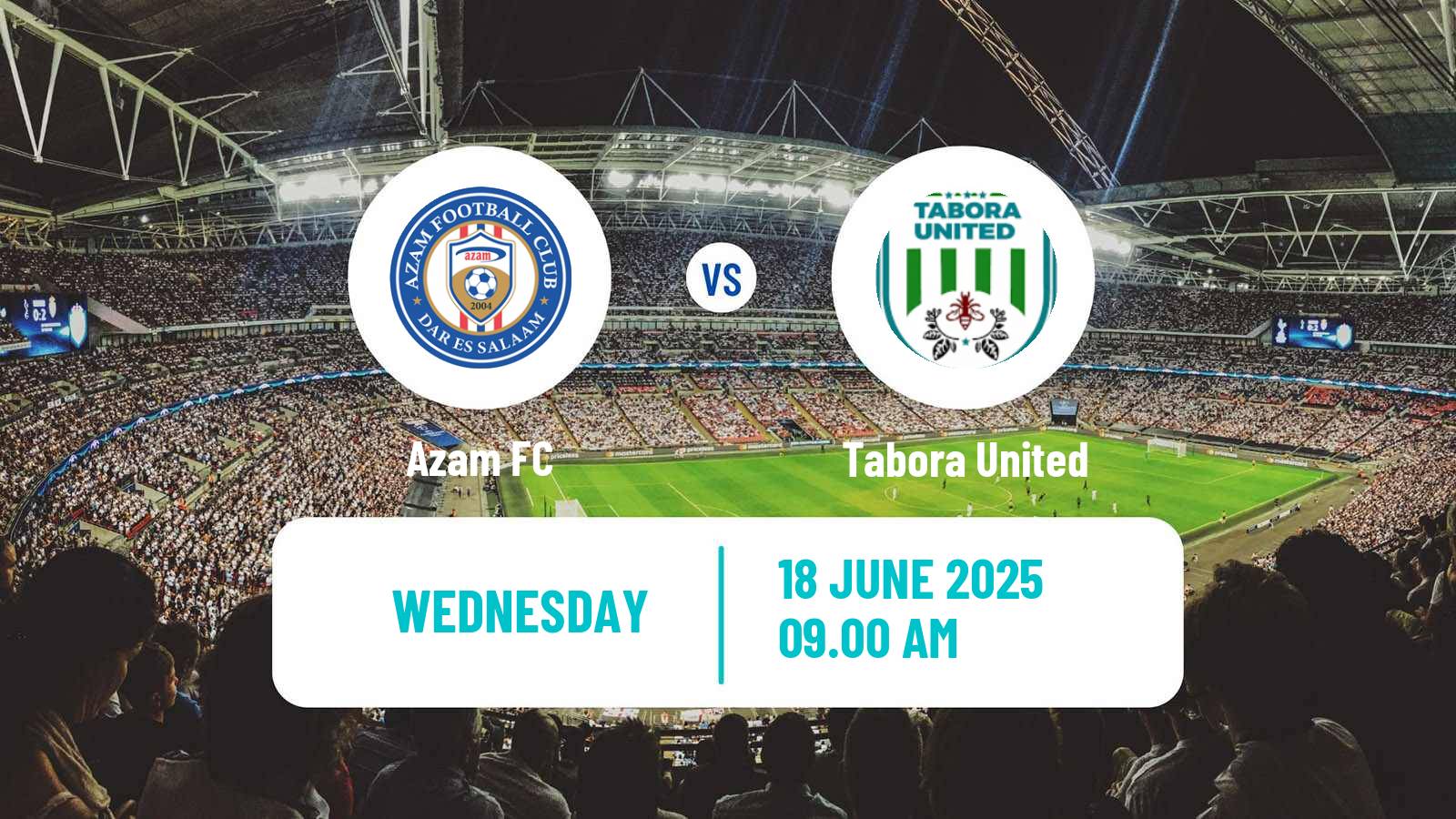 Soccer Tanzanian Premier League Azam - Tabora United