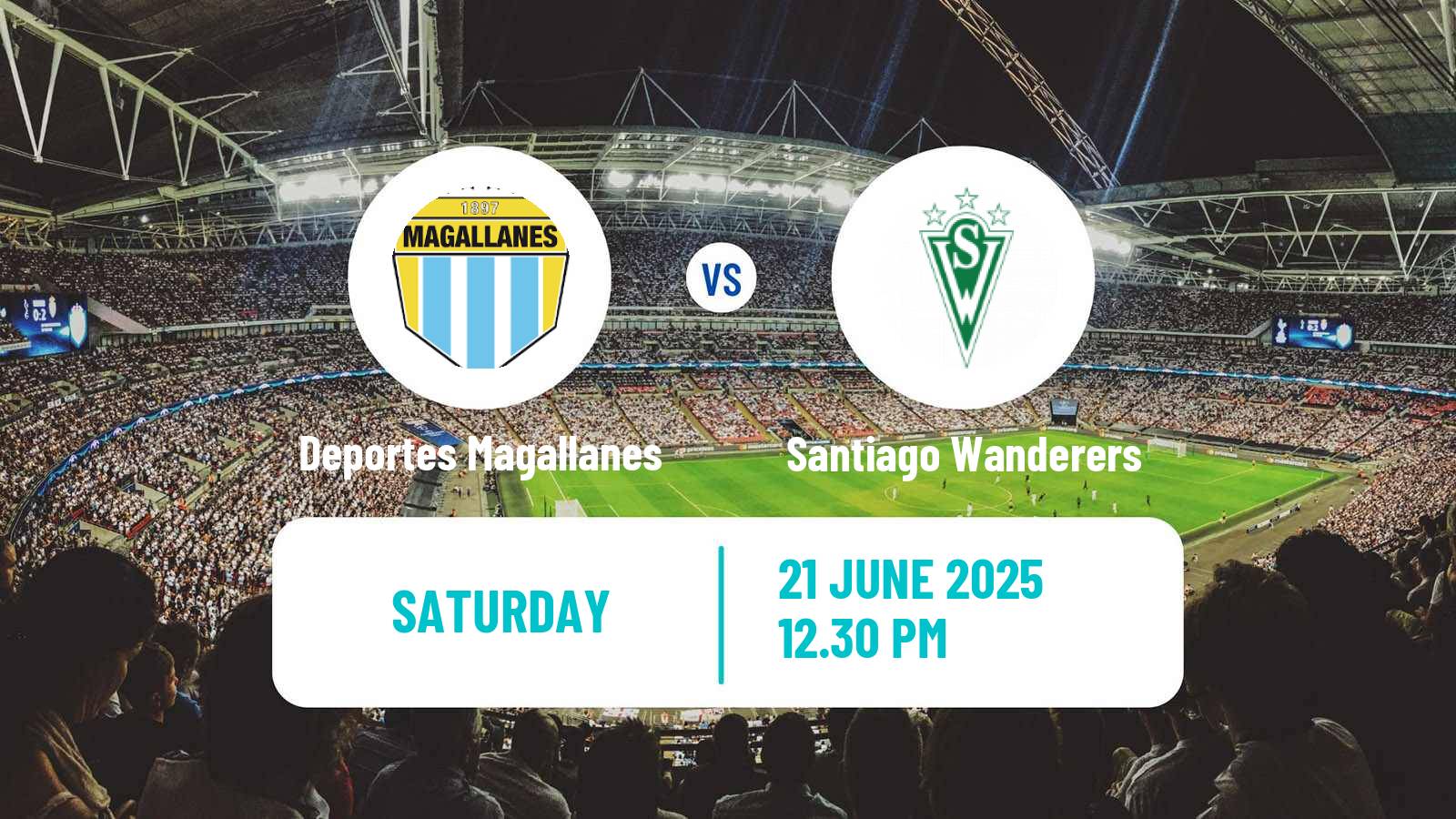 Soccer Chilean Primera B Deportes Magallanes - Santiago Wanderers