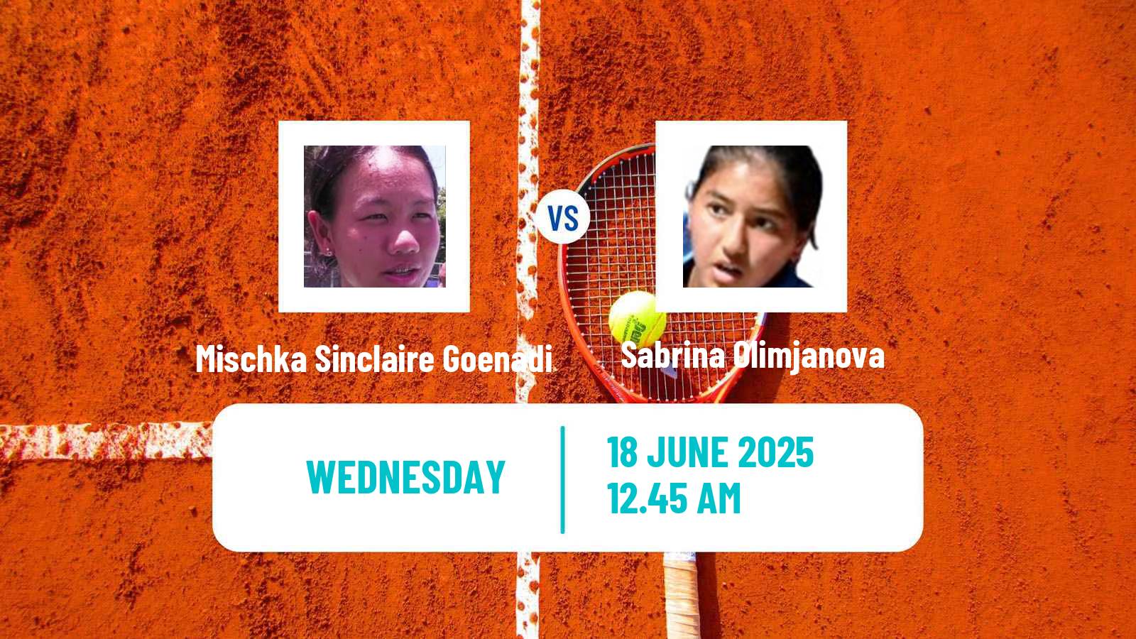 Tennis WTA Billie Jean King Cup Group II Mischka Sinclaire Goenadi - Sabrina Olimjanova