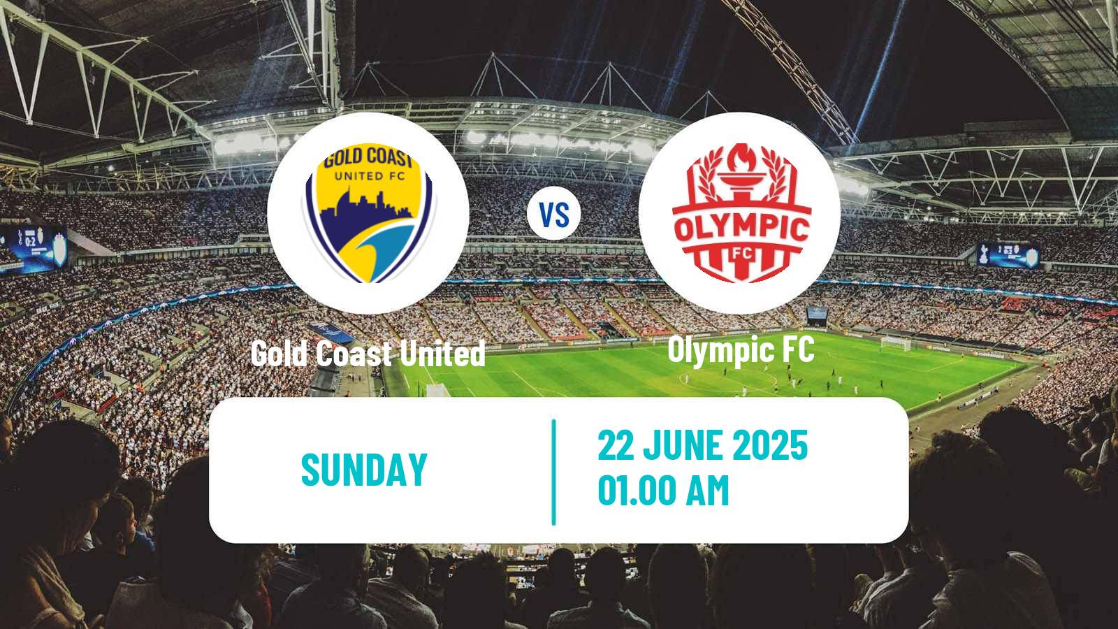 Soccer Australian NPL Queensland Gold Coast United - Olympic FC