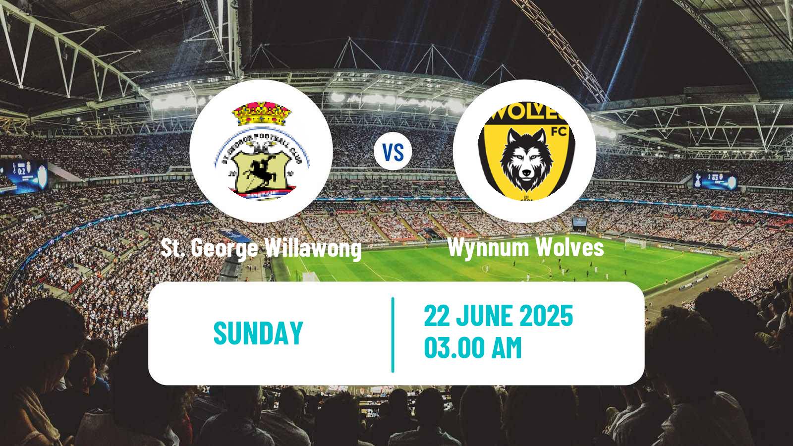 Soccer Australian NPL Queensland St. George Willawong - Wynnum Wolves