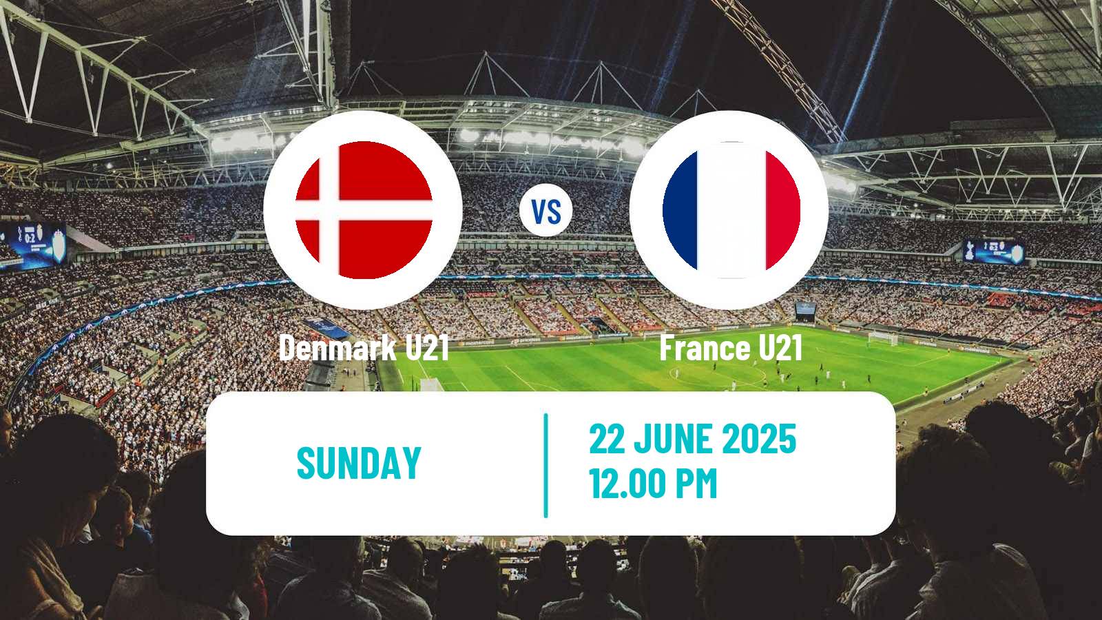 Soccer UEFA Euro U21 Denmark U21 - France U21