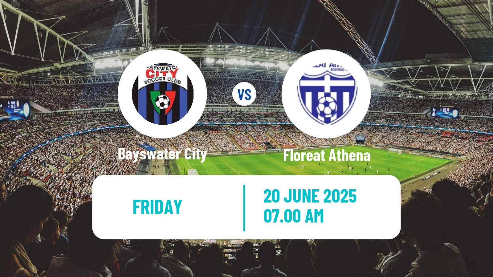 Soccer Australian NPL Western Australia Bayswater City - Floreat Athena