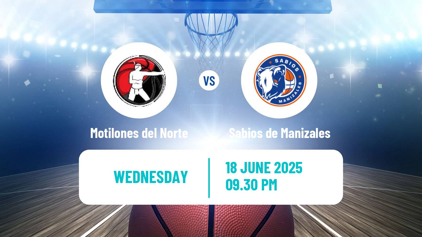 Basketball Colombian LBP Basketball Motilones del Norte - Sabios de Manizales