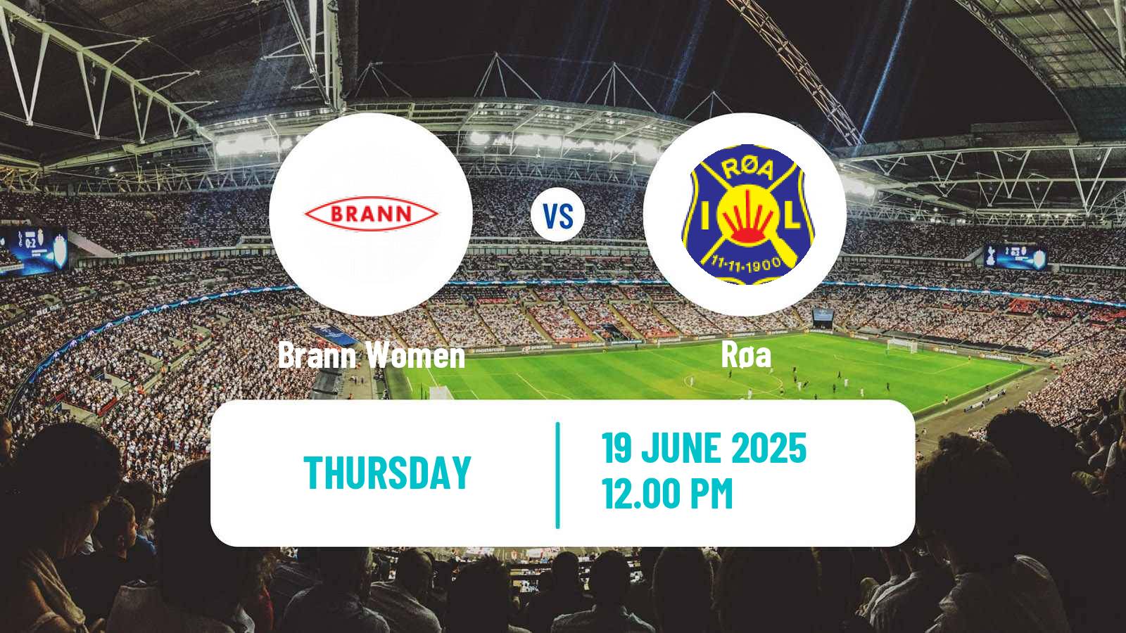 Soccer Norwegian Toppserien Women Brann - Røa