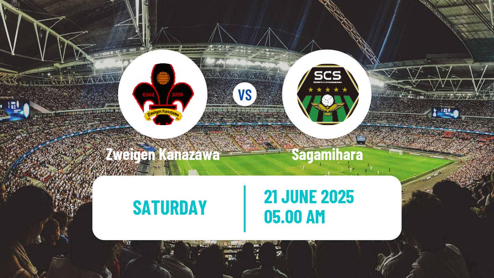 Soccer Japan J3 League Zweigen Kanazawa - Sagamihara