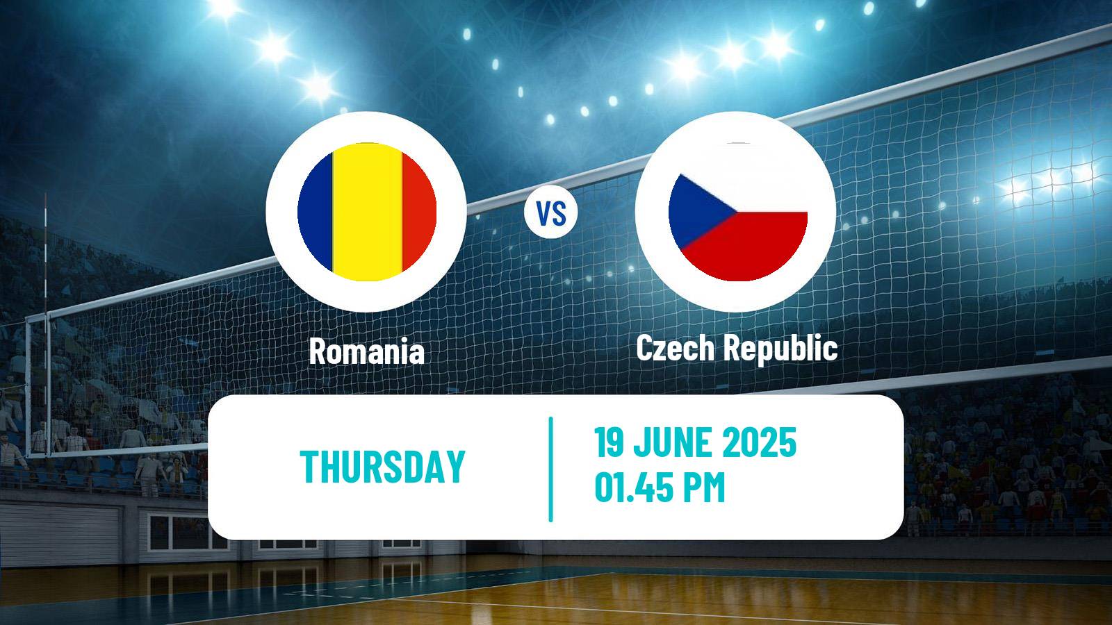 Volleyball Golden European League Volleyball Romania - Czech Republic