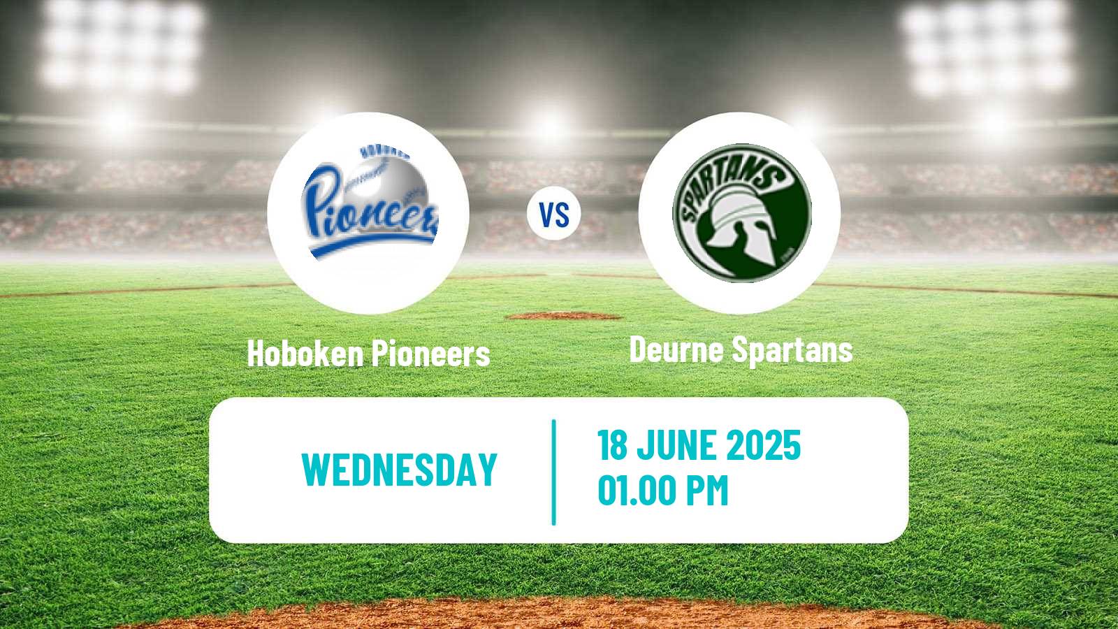 Baseball Belgian Division 1 Baseball Hoboken Pioneers - Deurne Spartans