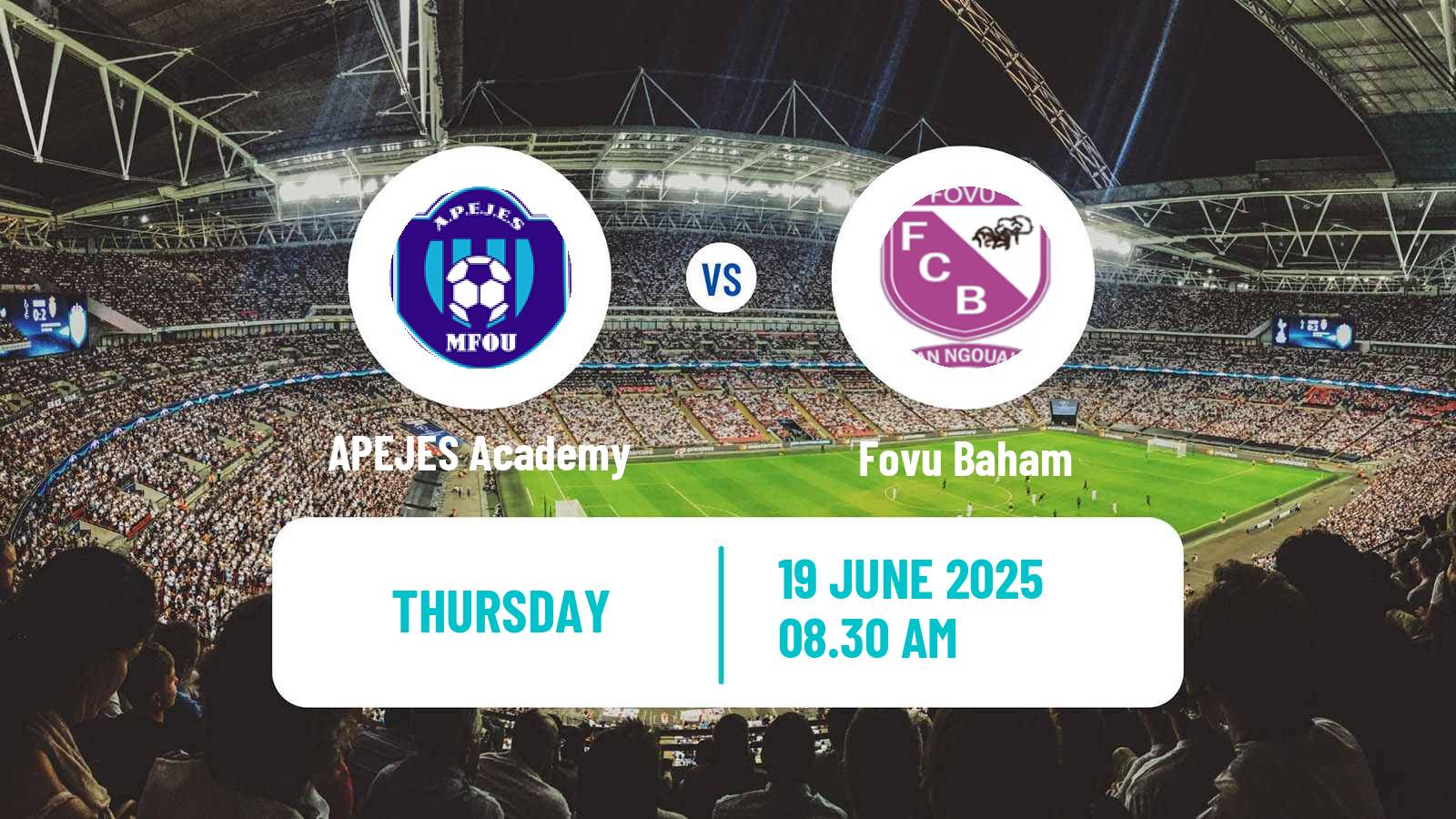 Soccer Cameroon Elite Two APEJES Academy - Fovu Baham