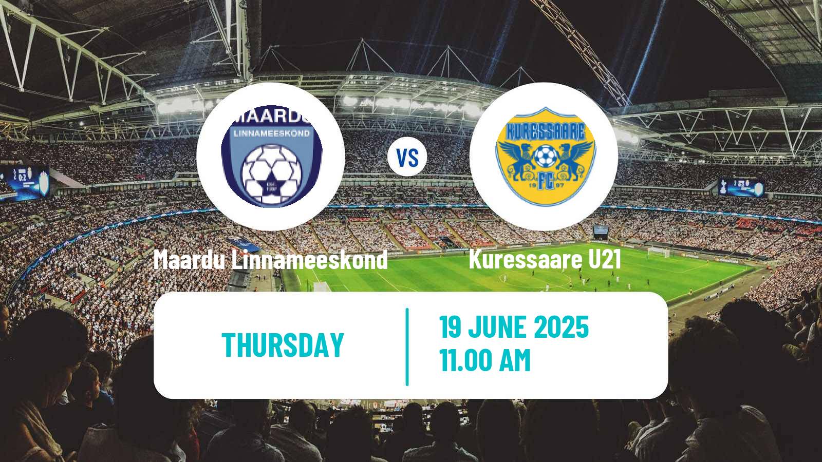 Soccer Estonian Esiliiga B Maardu Linnameeskond - Kuressaare U21