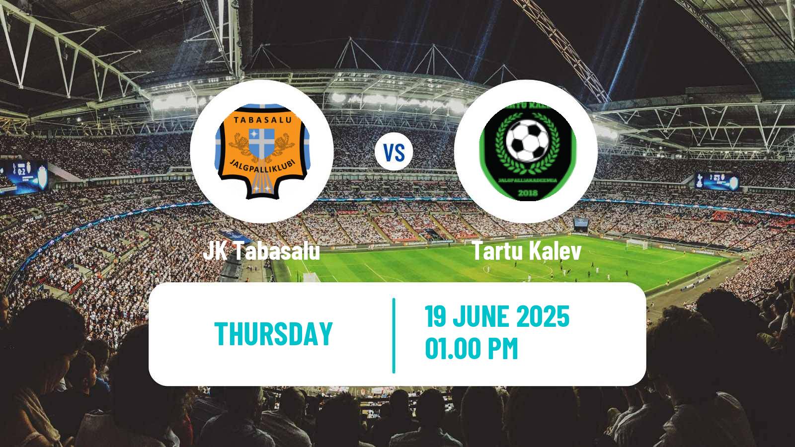 Soccer Estonian Esiliiga B Tabasalu - Tartu Kalev