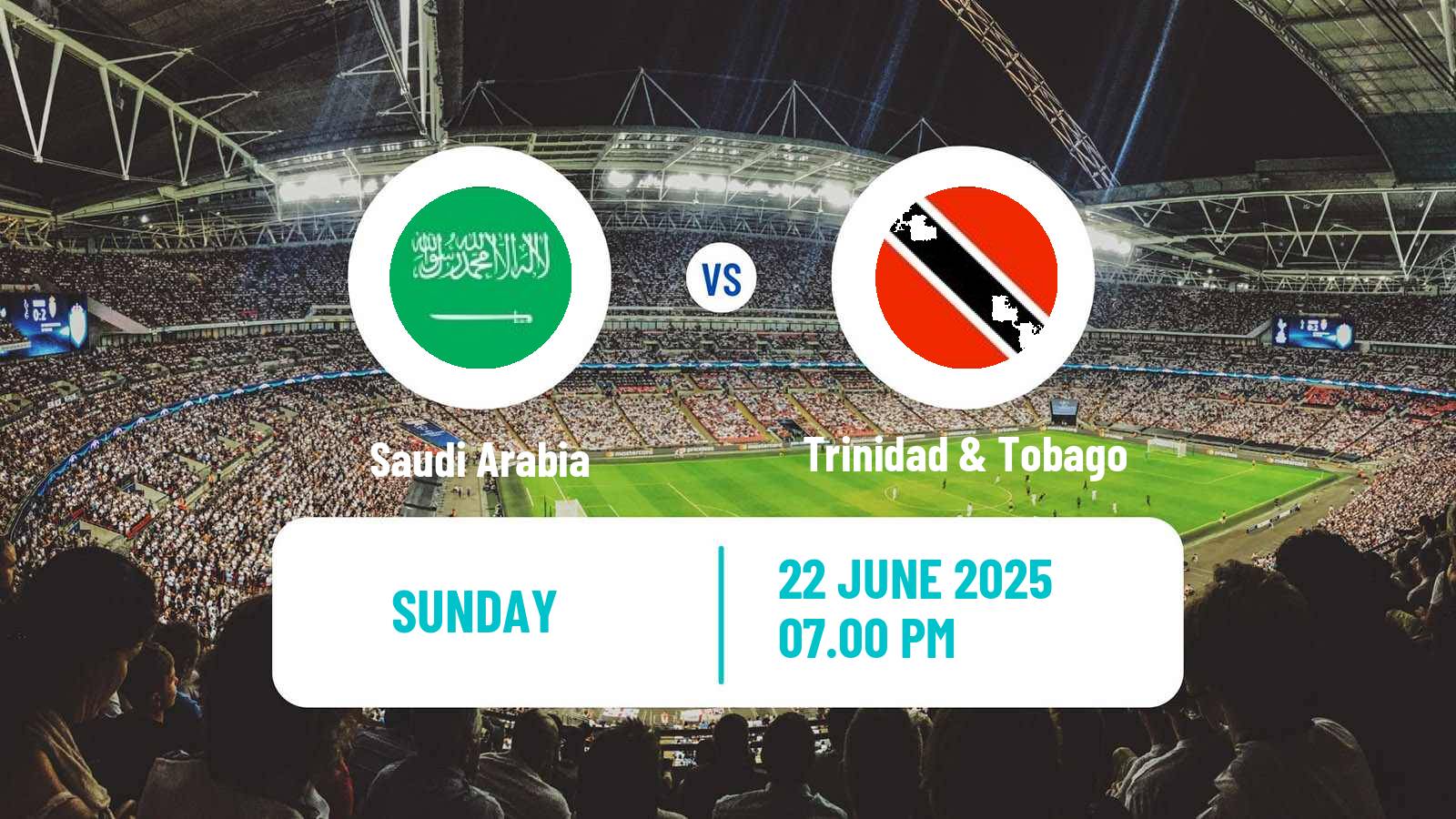Soccer Gold Cup Saudi Arabia - Trinidad & Tobago