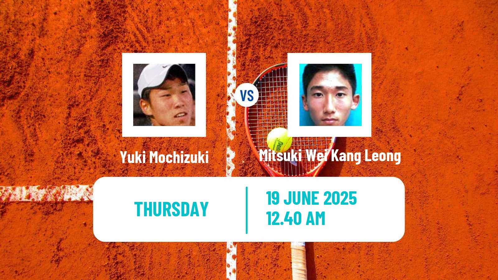 Tennis ITF M25 Luzhou Men Yuki Mochizuki - Mitsuki Wei Kang Leong