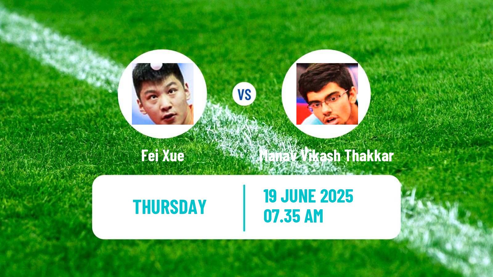 Table tennis Wtt Star Contender Ljubljana Men Fei Xue - Manav Vikash Thakkar