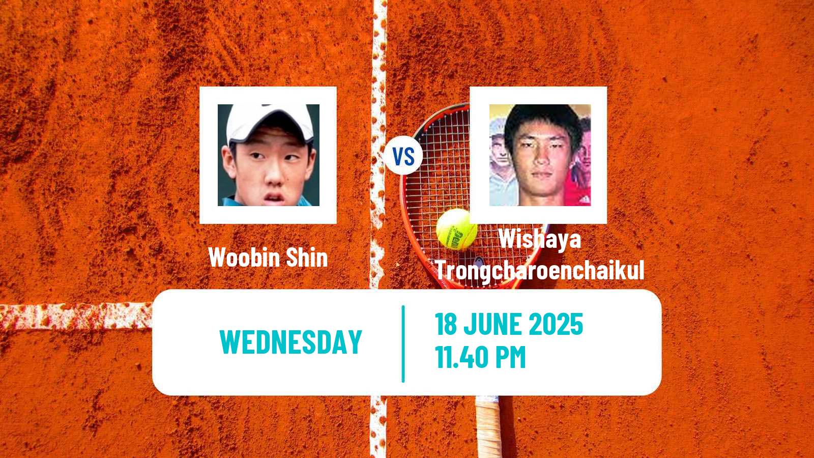 Tennis ITF M25 Luzhou Men Woobin Shin - Wishaya Trongcharoenchaikul