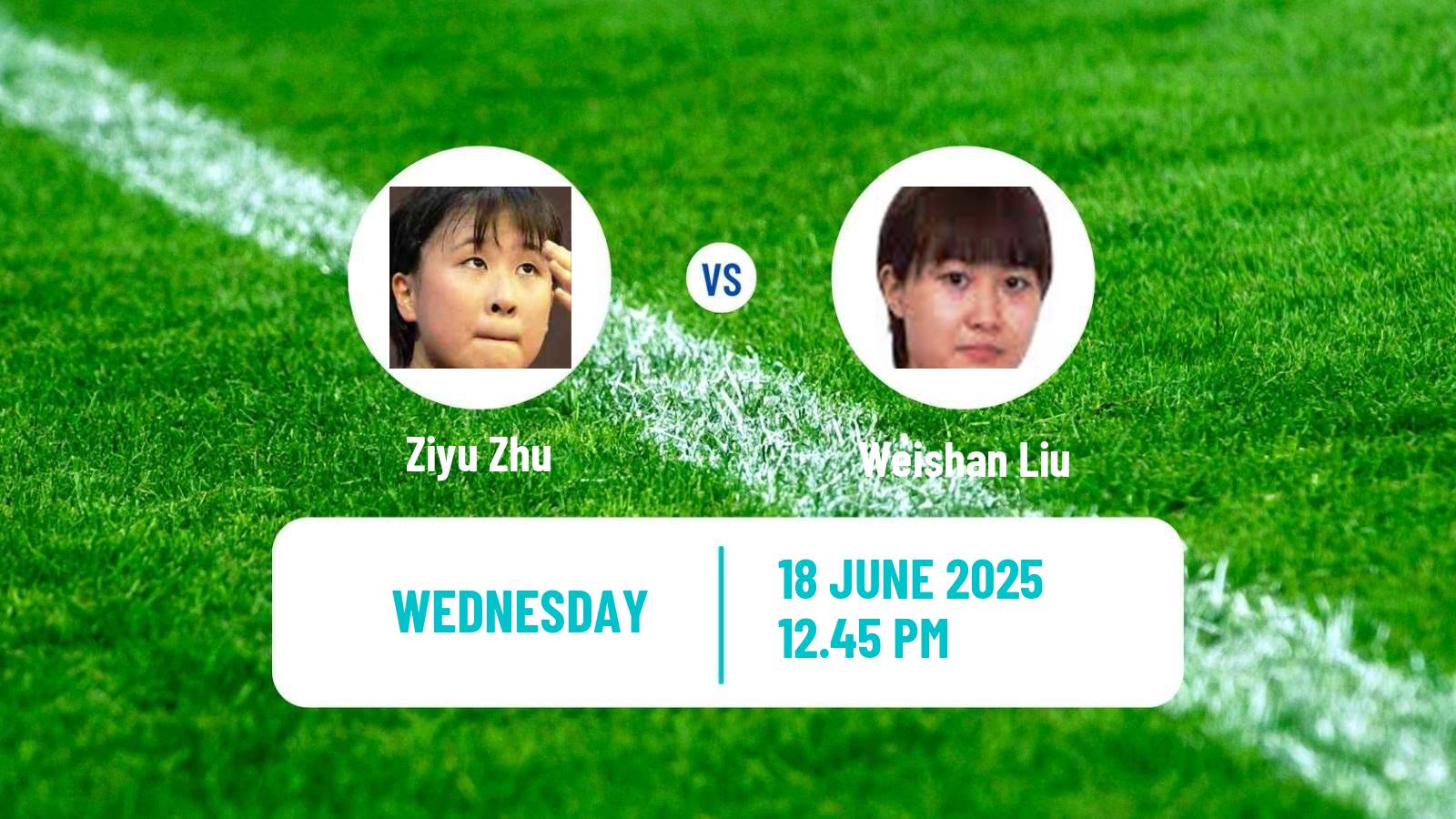 Table tennis Wtt Star Contender Ljubljana Women Ziyu Zhu - Weishan Liu