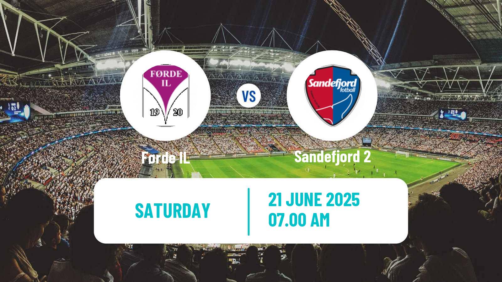 Soccer Norwegian Division 3 - Group 4 Førde - Sandefjord 2
