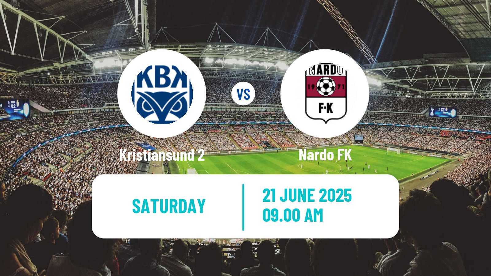 Soccer Norwegian Division 3 - Group 2 Kristiansund 2 - Nardo