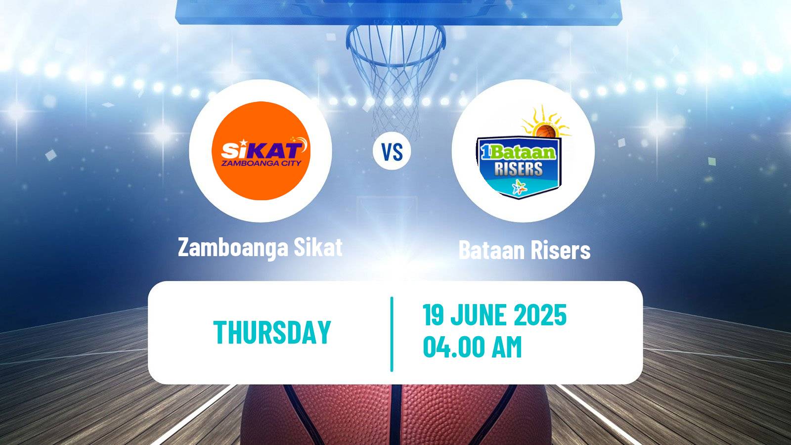 Basketball Philippines MBPL  Zamboanga Sikat - Bataan Risers