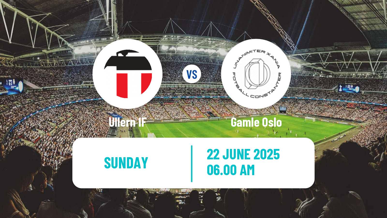 Soccer Norwegian Division 3 - Group 1 Ullern - Gamle Oslo