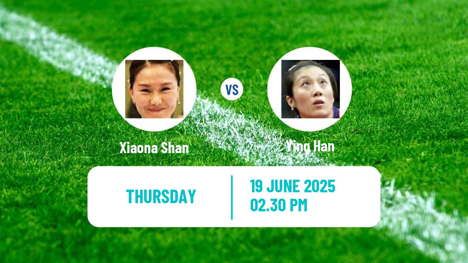 Table tennis Wtt Star Contender Ljubljana Women Xiaona Shan - Ying Han
