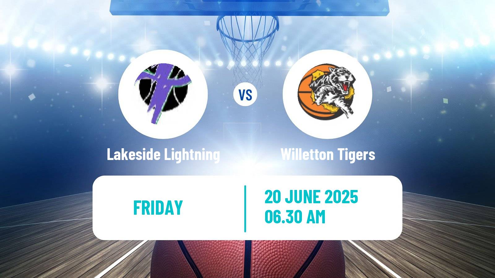 Basketball Australian NBL1 West Women Lakeside Lightning - Willetton Tigers