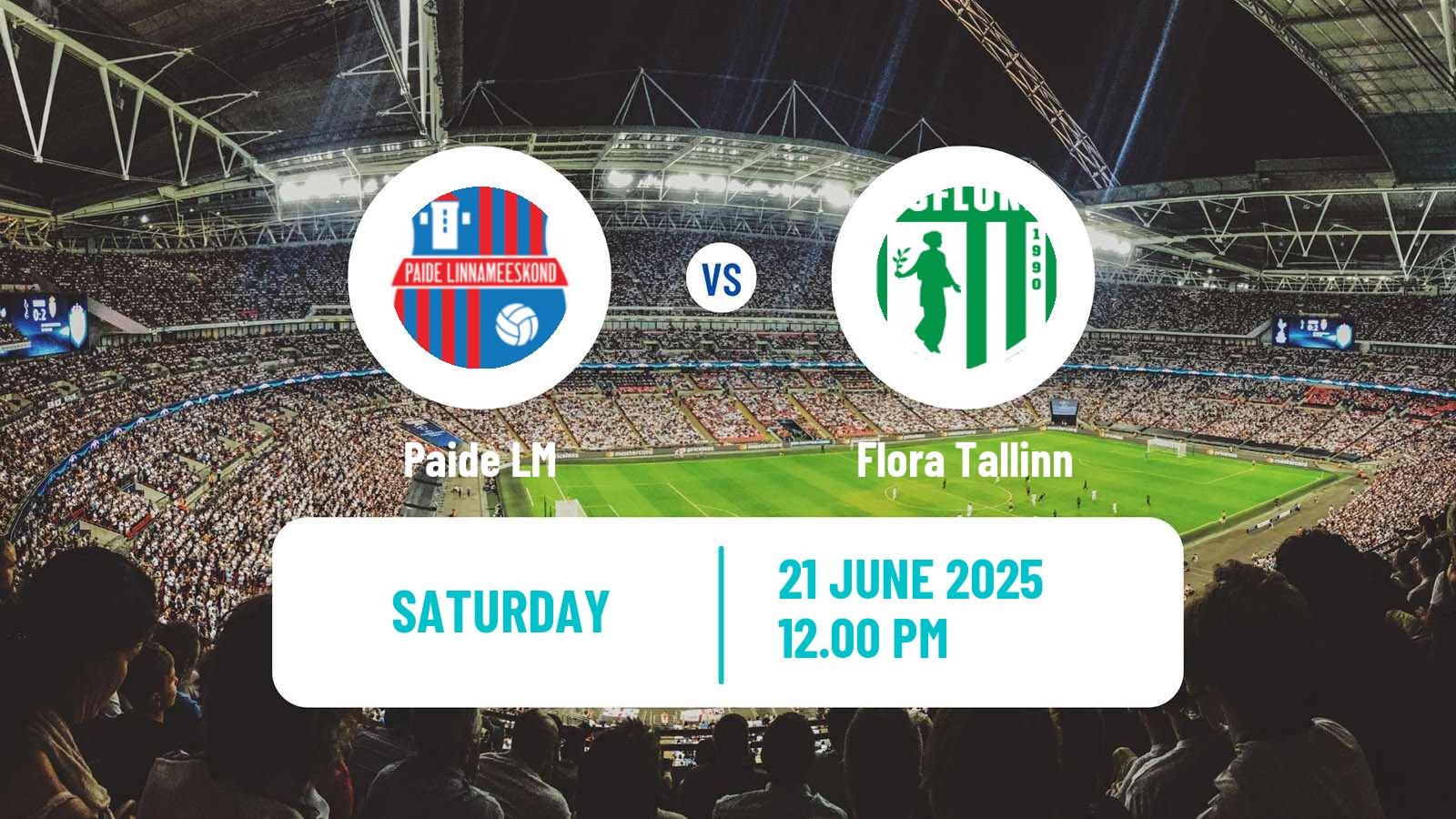 Soccer Estonian Meistriliiga Paide LM - Flora Tallinn