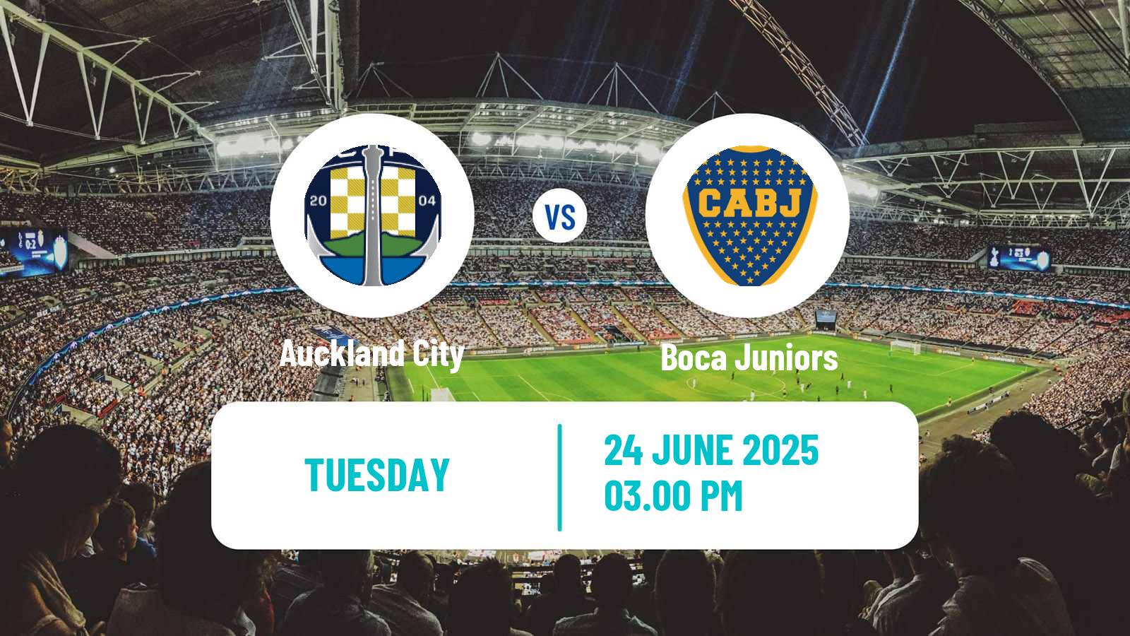 Soccer FIFA Club World Cup Auckland City - Boca Juniors