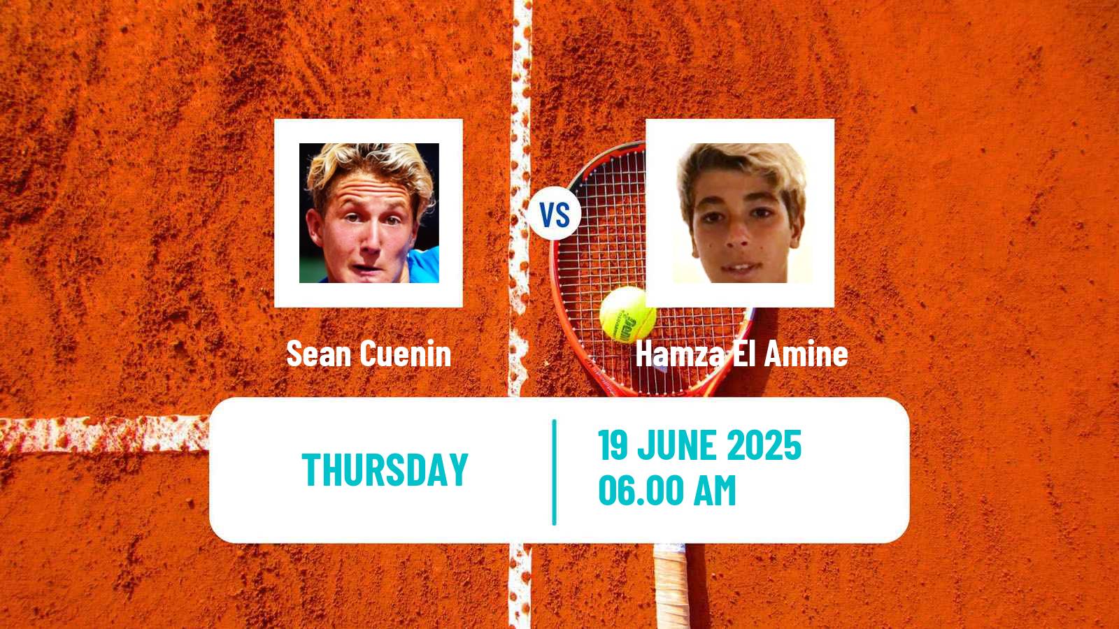 Tennis ITF M15 Casablanca Men Sean Cuenin - Hamza El Amine