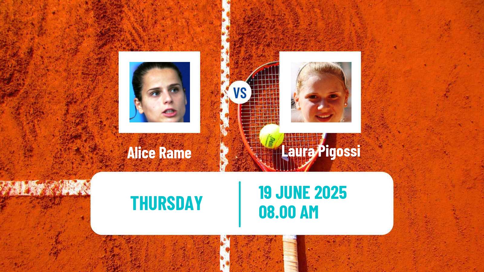 Tennis ITF W75 Blois Women Alice Rame - Laura Pigossi